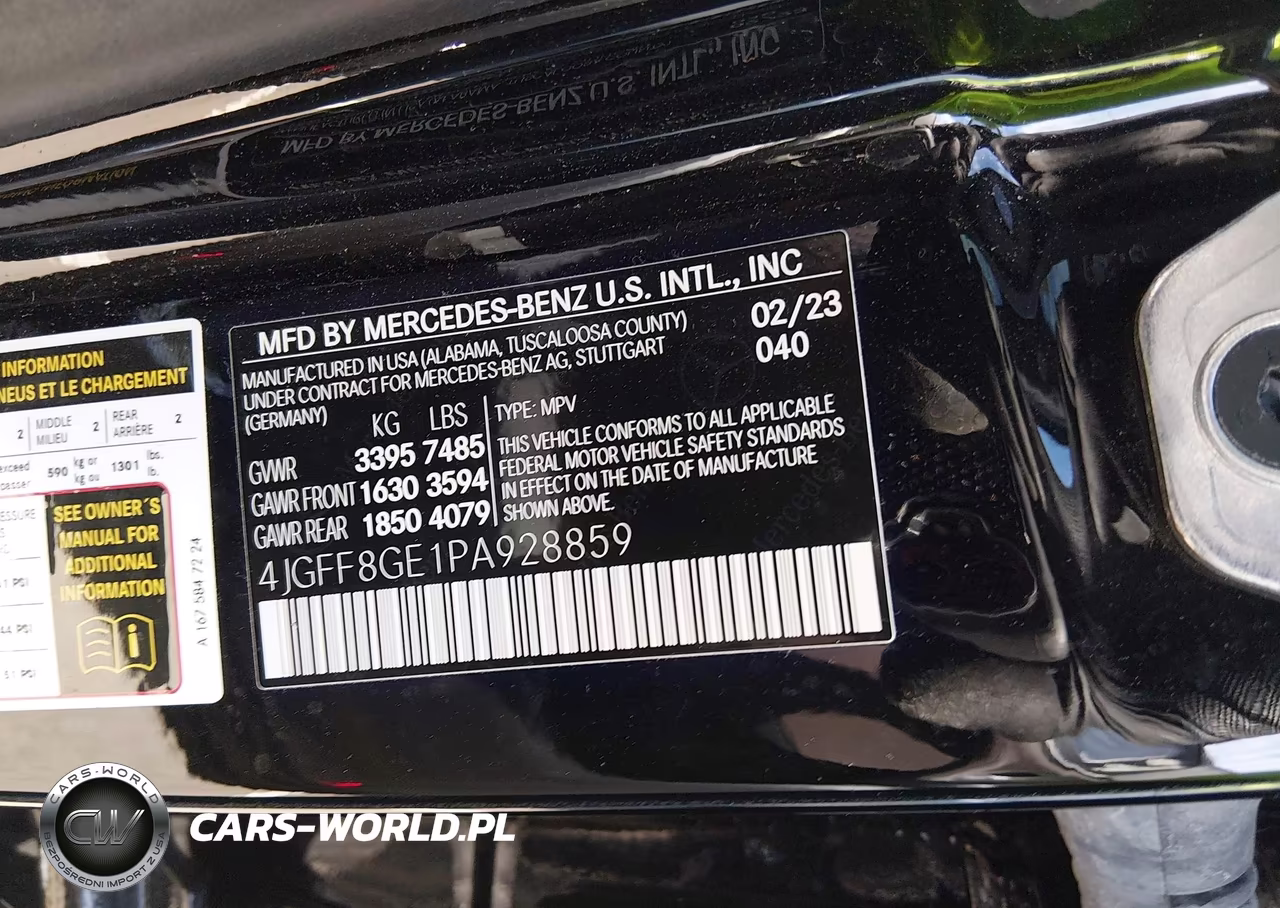 2023 Mercedes-Benz Gls 580 4Matic VIN:4JGFF8GE1PA928859 - 9