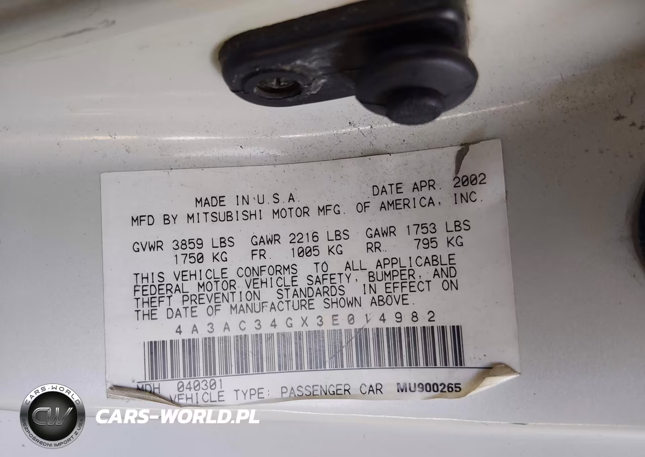 2003 Mitsubishi Eclipse Rs VIN:4A3AC34GX3E014982 - 9