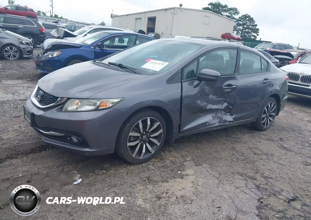 2015 Honda Civic Ex-L VIN:2HGFB2F91FH500485 - 2