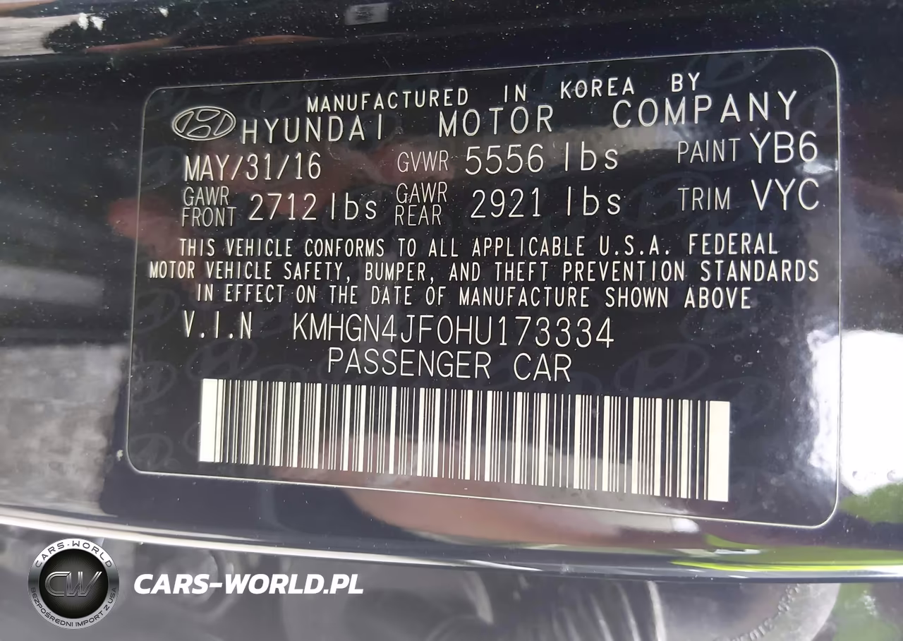 2017 Genesis G80 5.0 Ultimate VIN:KMHGN4JF0HU173334 - 9
