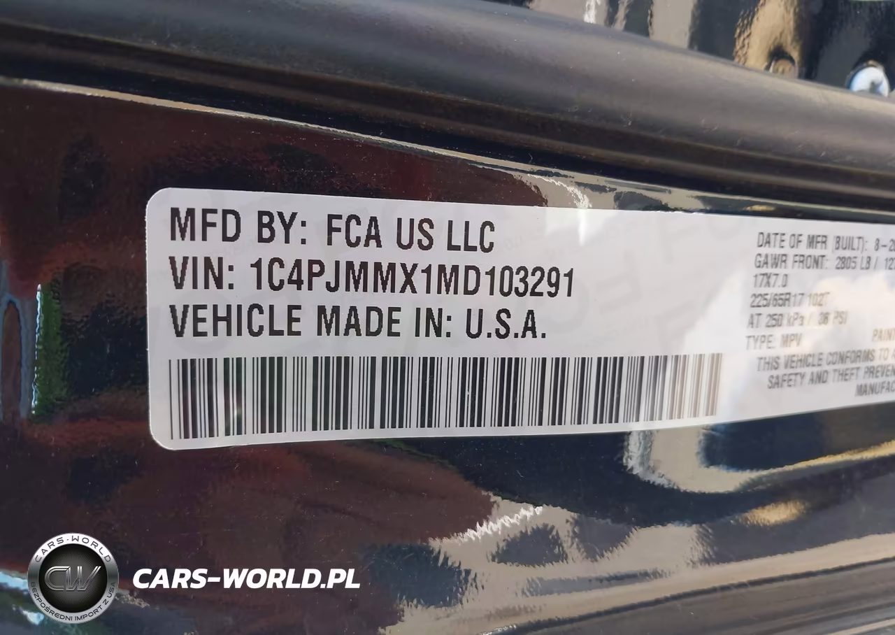 2021 Jeep Cherokee Latitude Lux 4X4 VIN:1C4PJMMX1MD103291 - 9