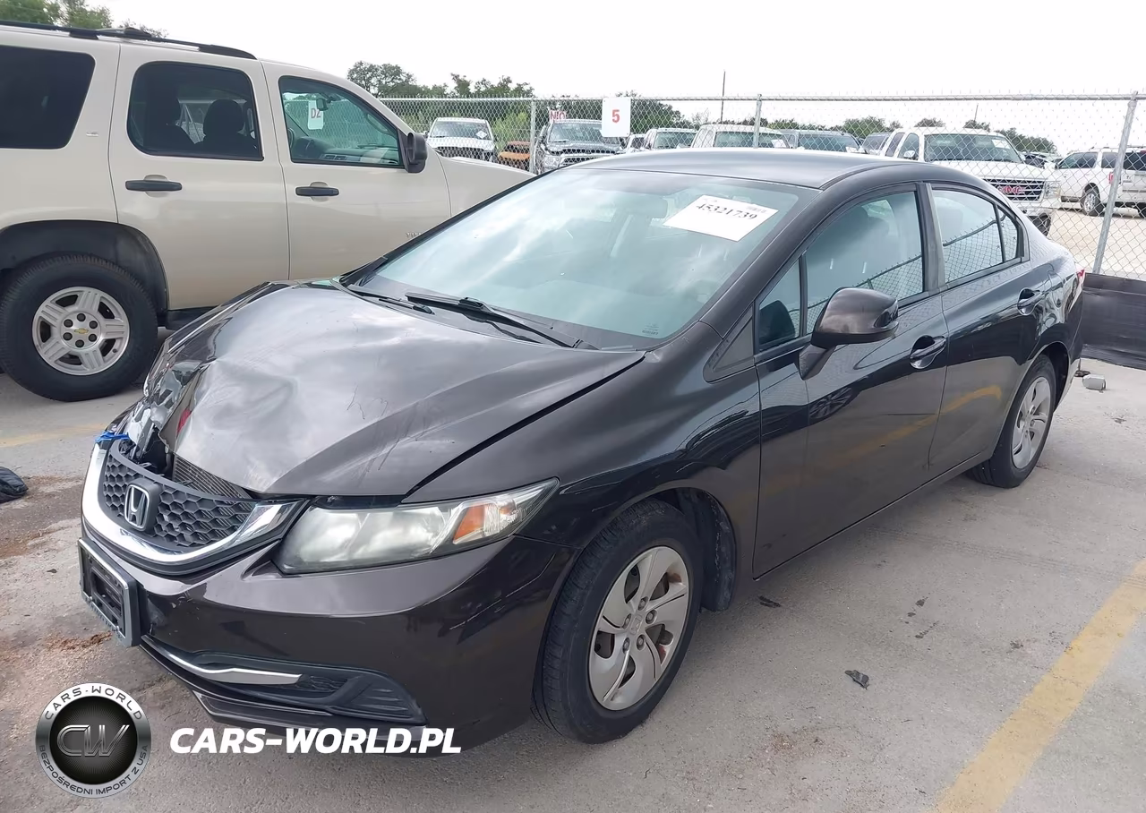 2013 Honda Civic Lx VIN:19XFB2F5XDE232041 - 2