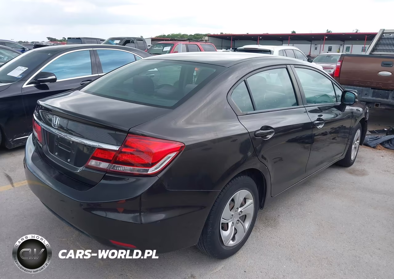 2013 Honda Civic Lx VIN:19XFB2F5XDE232041 - 4