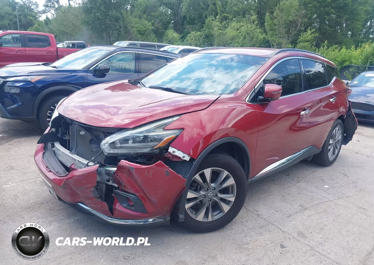 2018 Nissan Murano Sv VIN:5N1AZ2MG5JN134631 - 2