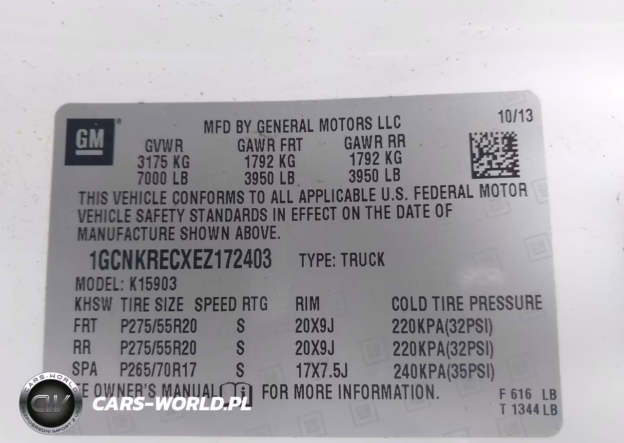 2014 Chevrolet Silverado 1500 2Lt VIN:1GCNKRECXEZ172403 - 9