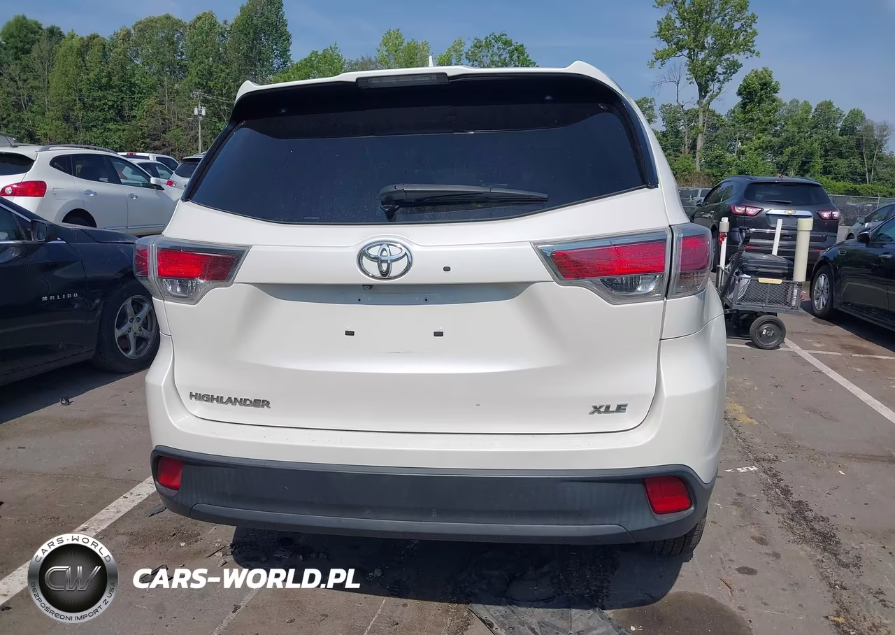 2014 Toyota Highlander Xle V6 VIN:5TDKKRFH5ES019667 - 17