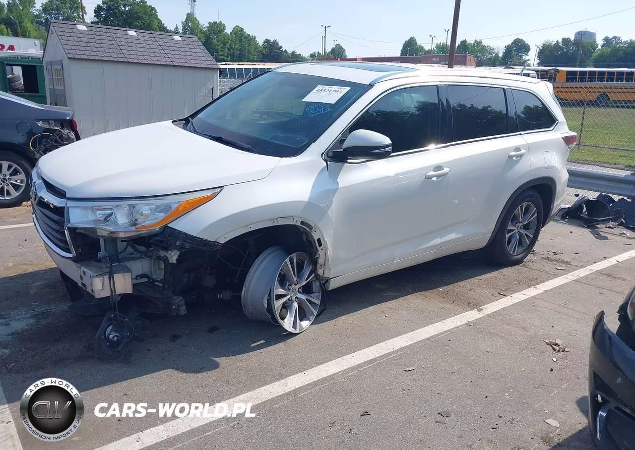 2014 Toyota Highlander Xle V6 VIN:5TDKKRFH5ES019667 - 2