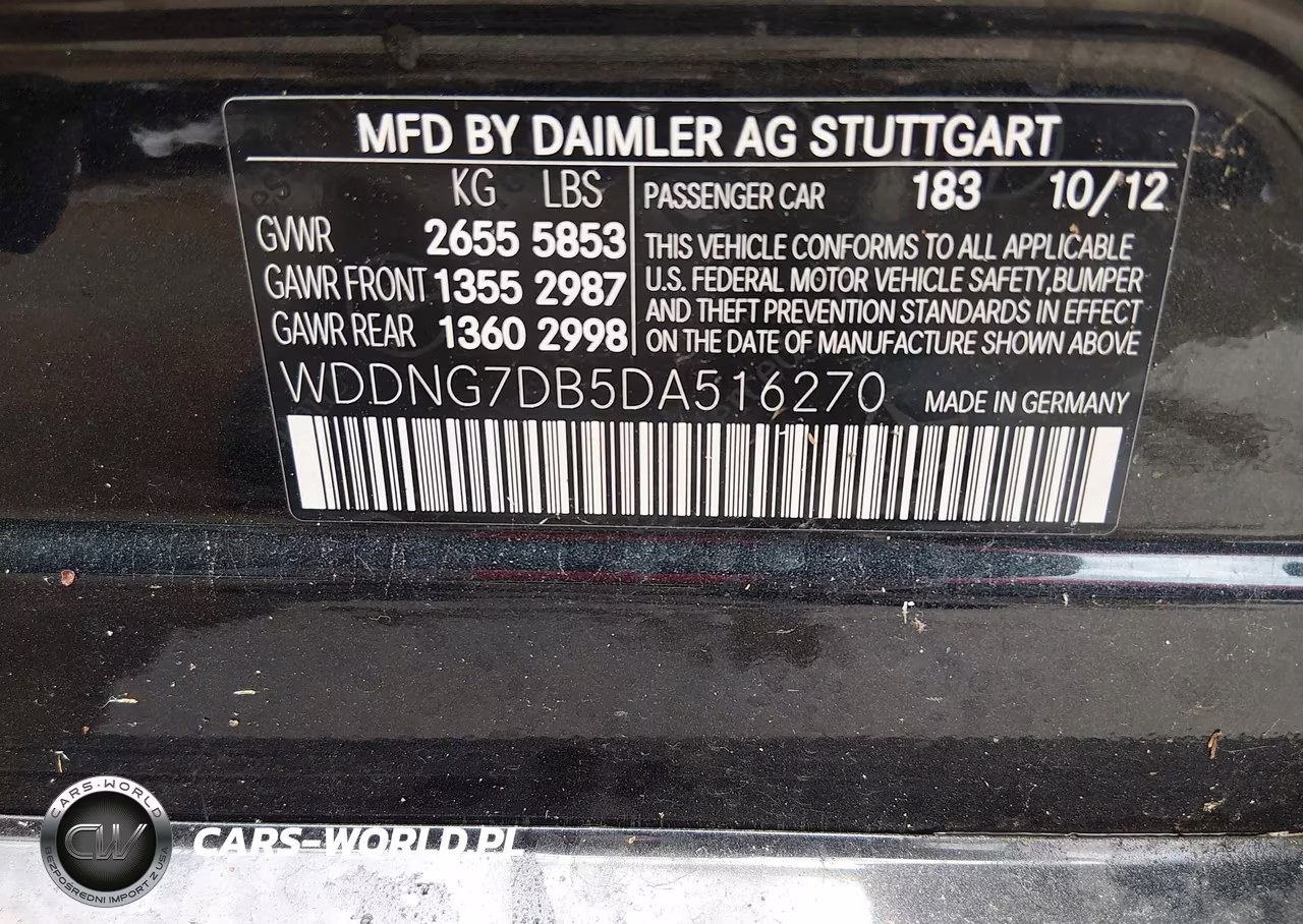 2013 Mercedes-Benz S 550 VIN:WDDNG7DB5DA516270 - 9