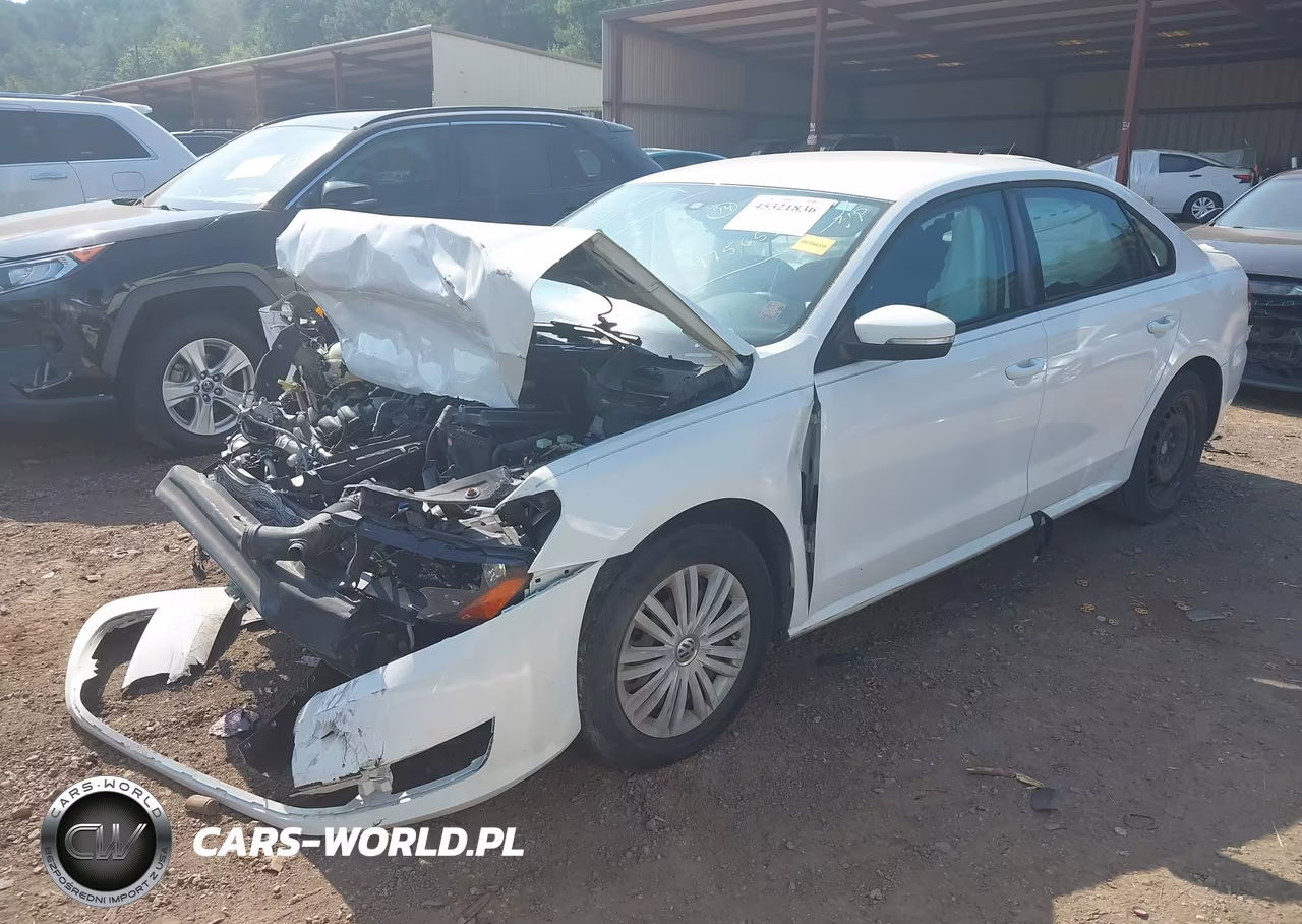 2014 Volkswagen Passat 2.5L S VIN:1VWAP7A34EC021017 - 2