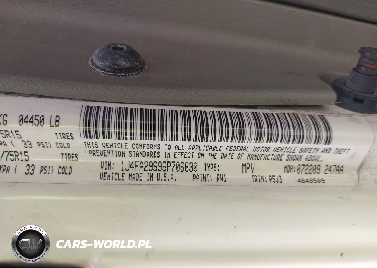 2006 Jeep Wrangler Se VIN:1J4FA29S96P706630 - 9