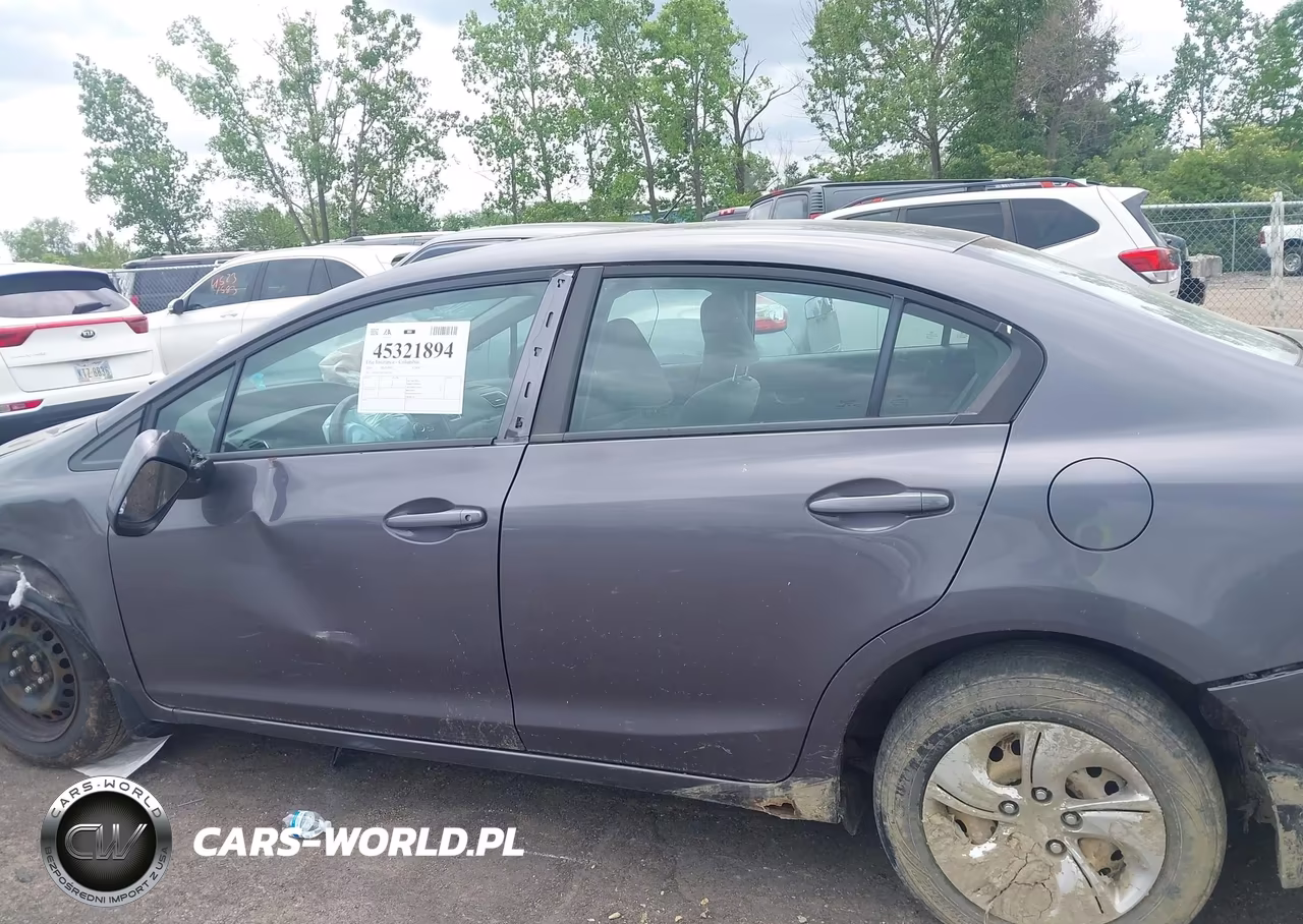 2014 Honda Civic Lx VIN:19XFB2F56EE041296 - 15