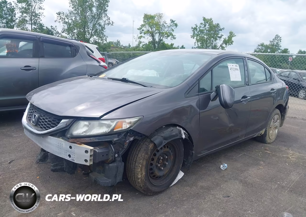 2014 Honda Civic Lx VIN:19XFB2F56EE041296 - 2