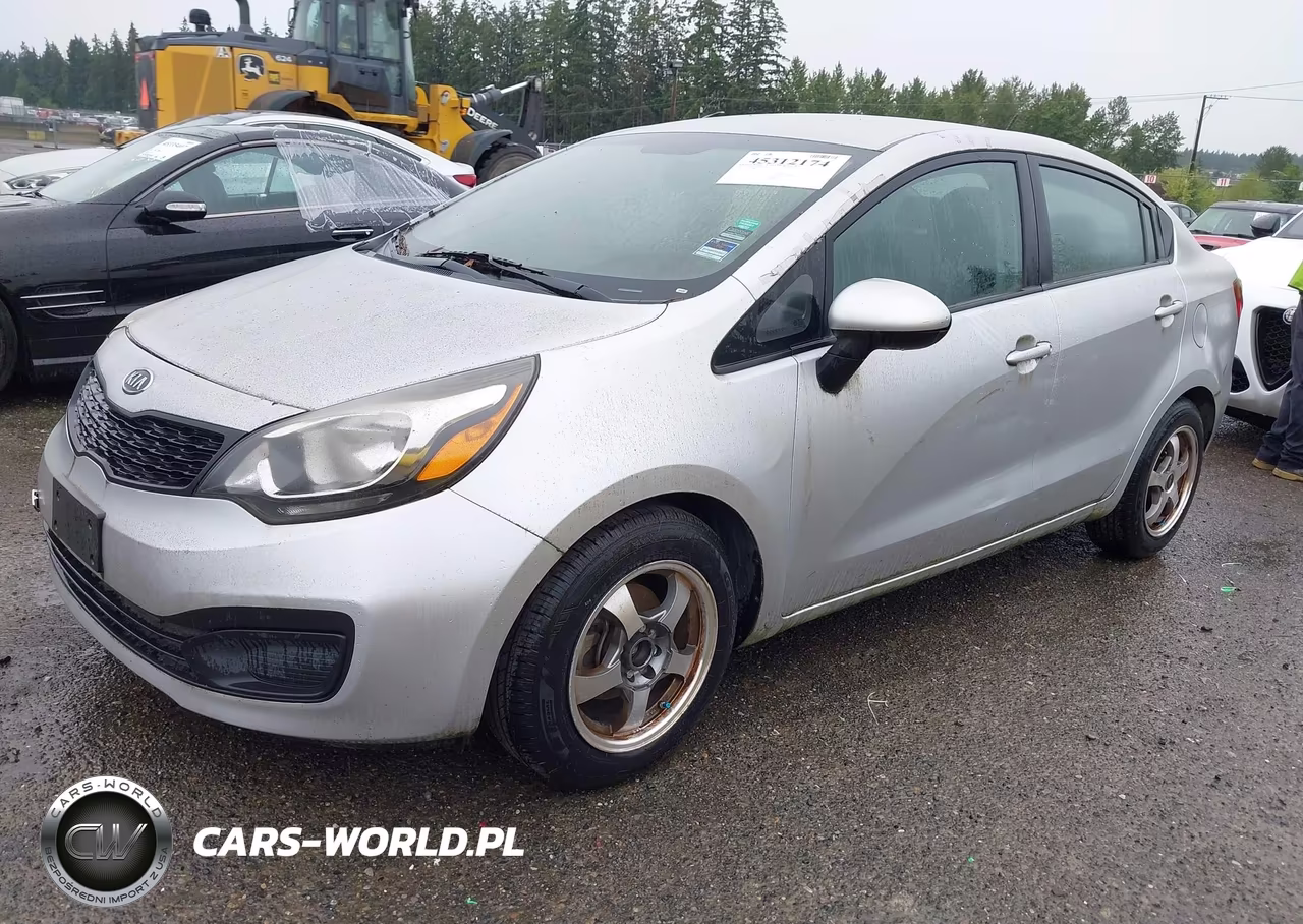 2012 Kia Rio Lx VIN:KNADM4A35C6041714 - 2