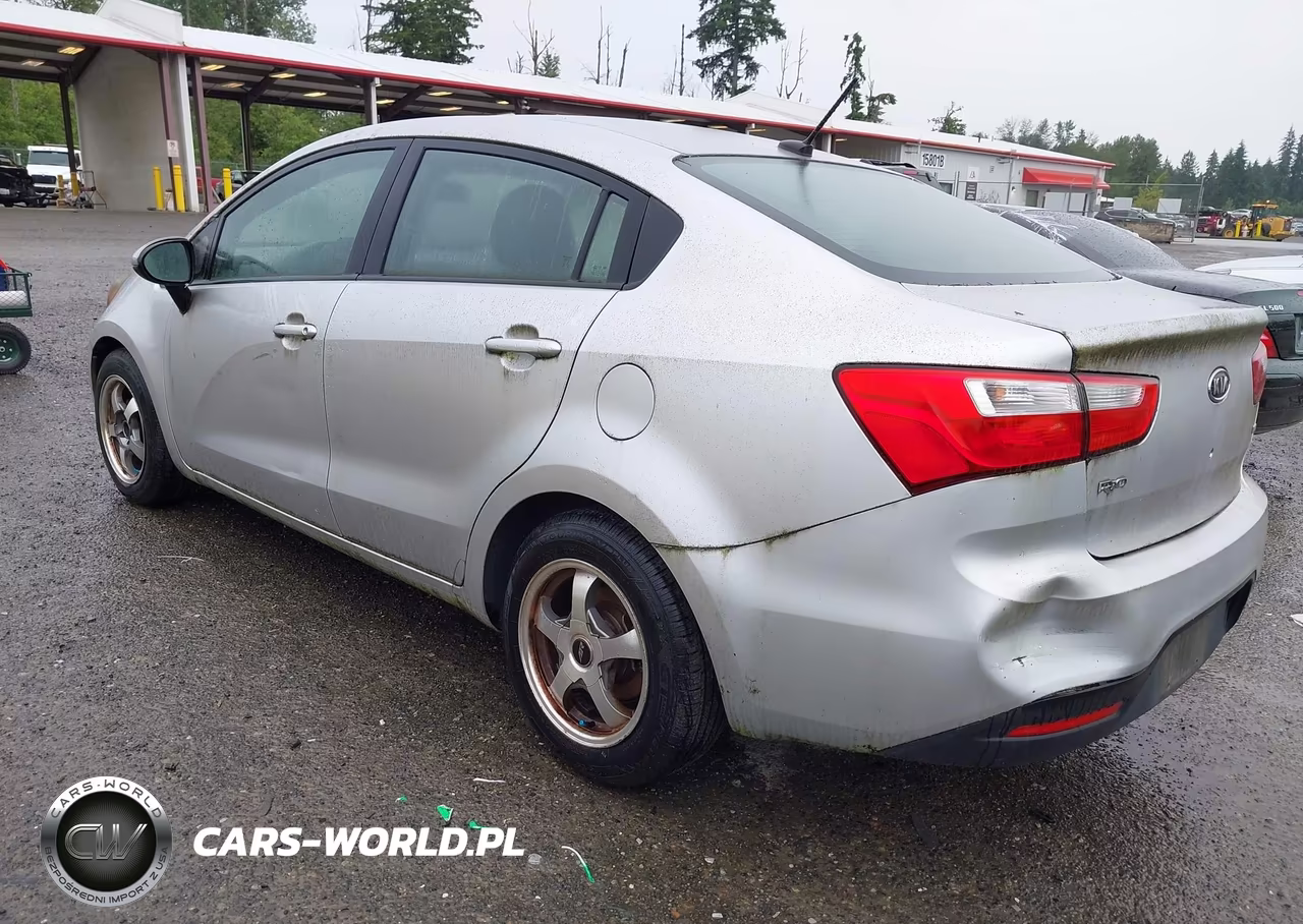 2012 Kia Rio Lx VIN:KNADM4A35C6041714 - 3