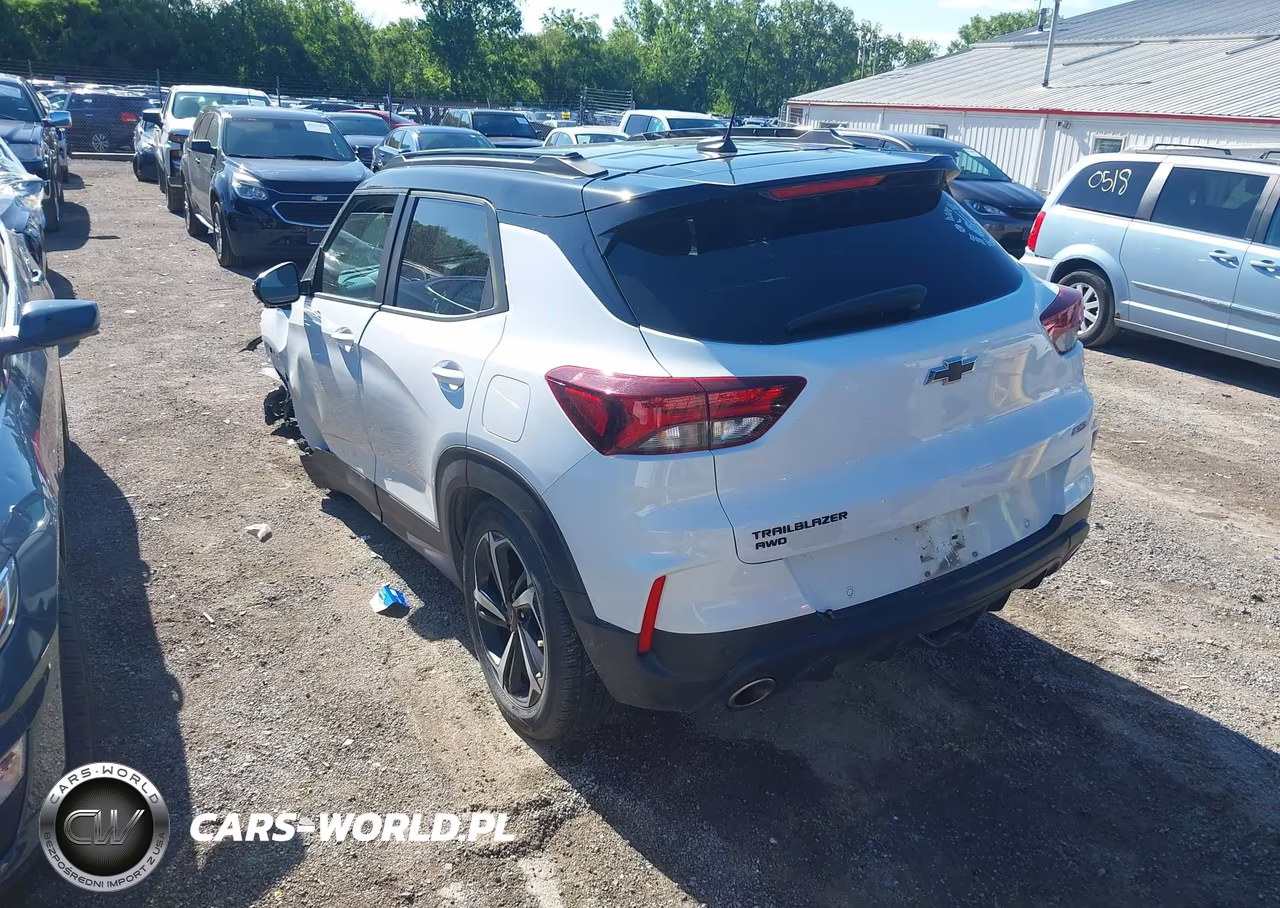 2021 Chevrolet Trailblazer Awd Rs VIN:KL79MUSL3MB135216 - 3
