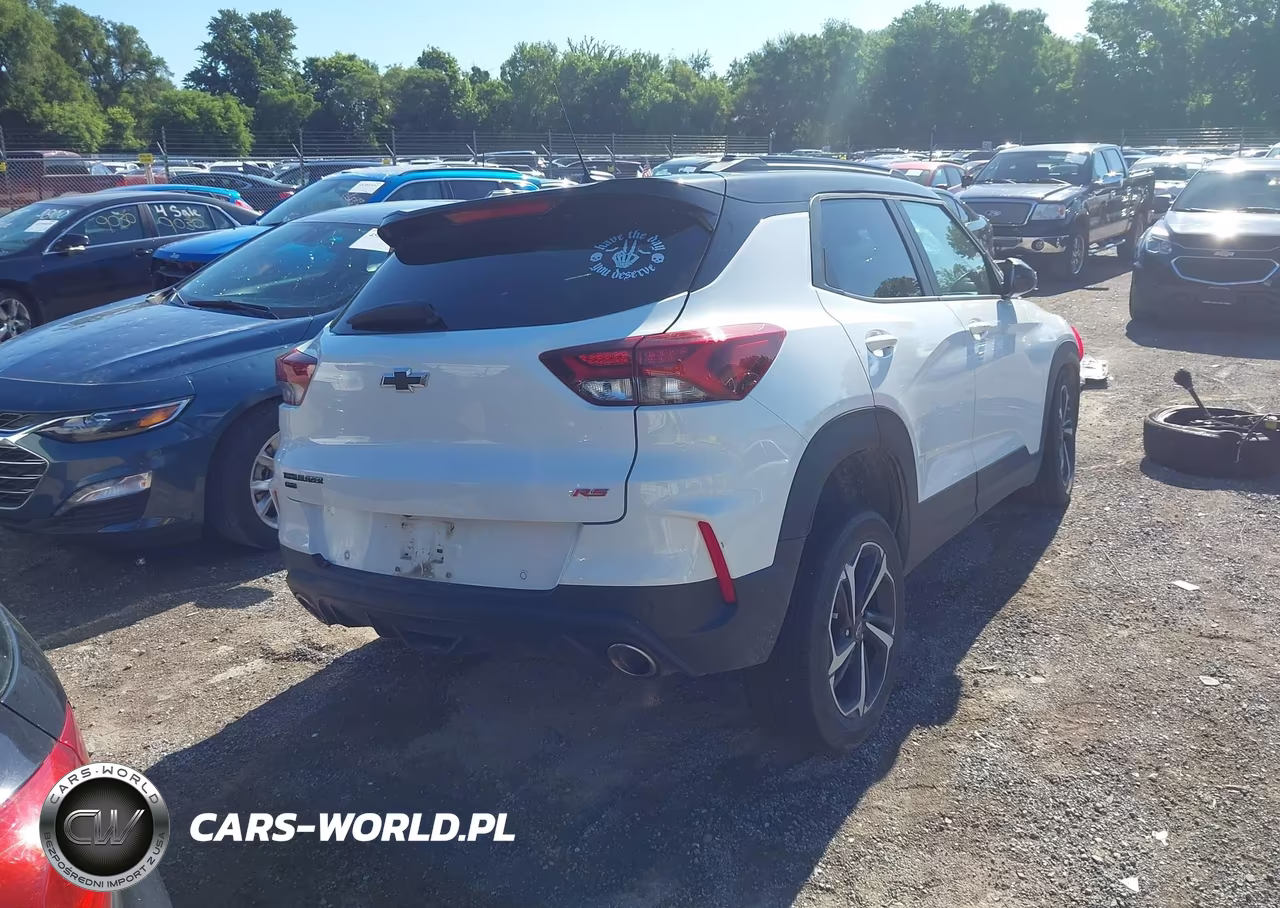 2021 Chevrolet Trailblazer Awd Rs VIN:KL79MUSL3MB135216 - 4