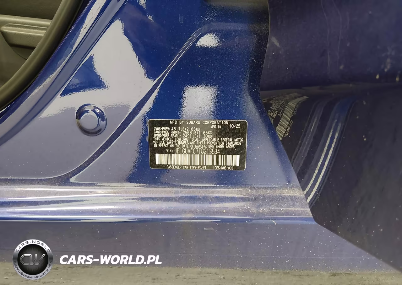 2026 Subaru Impreza Sport VIN:JF1GUAFC7T8213534 - 9