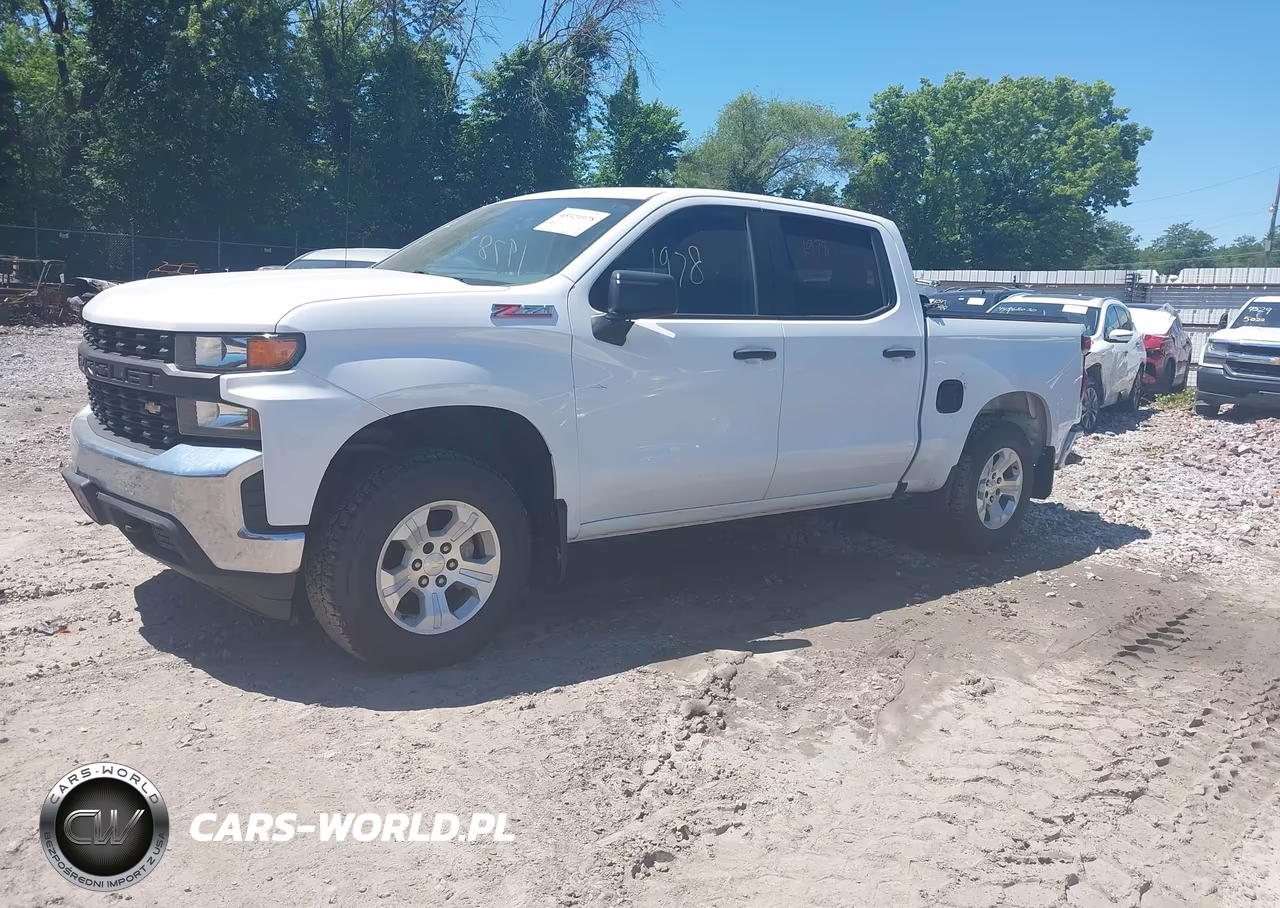 2021 Chevrolet Silverado 1500 4Wd Short Bed Wt VIN:3GCUYAEF6MG312466 - 2