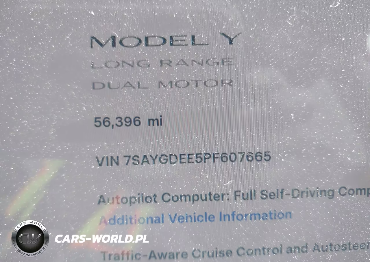2023 Tesla Model Y Awd-Long Range Dual Motor All-Wheel Drive VIN:7SAYGDEE5PF607665 - 16