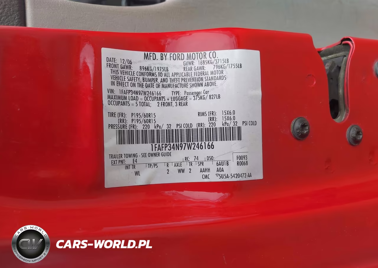 2007 Ford Focus S-Se-Ses VIN:1FAFP34N97W246166 - 9