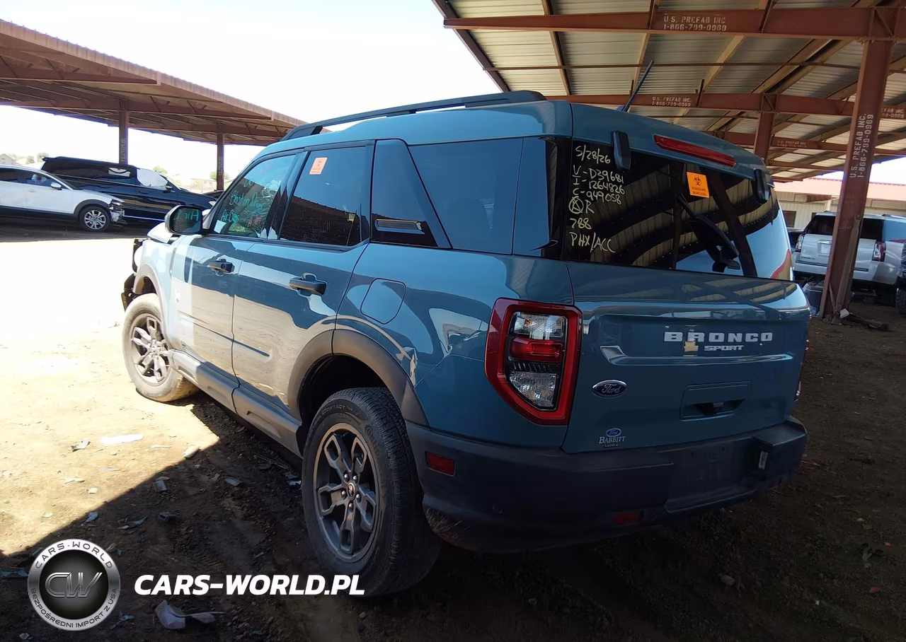 2022 Ford Bronco Sport Big Bend VIN:3FMCR9B66NRD39681 - 3