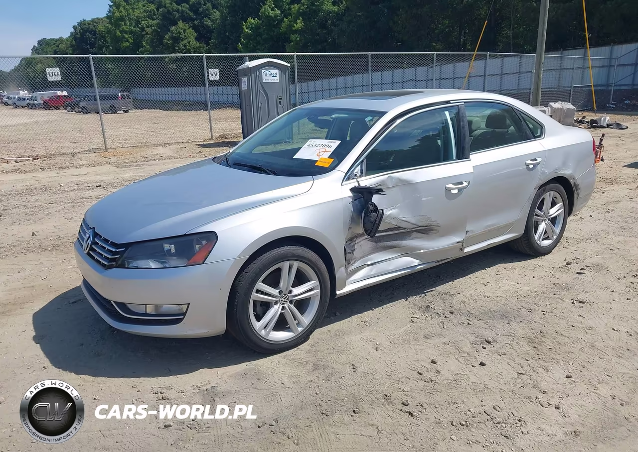 2013 Volkswagen Passat 3.6L V6 Sel Premium VIN:1VWCM7A32DC023896 - 2