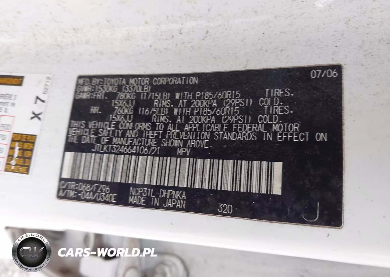 2006 Scion Xb VIN:JTLKT324664106721 - 9
