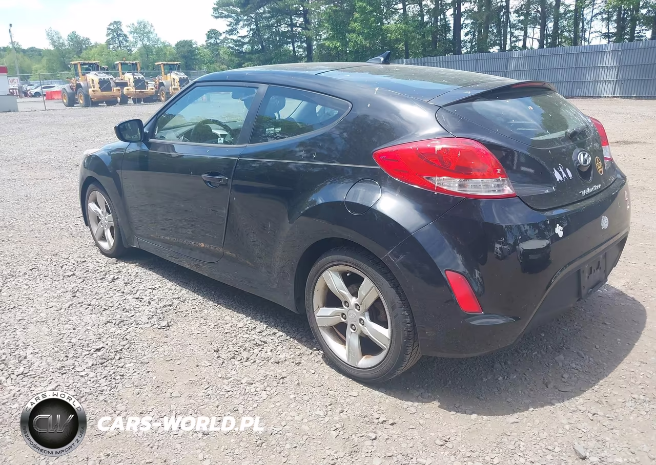 2014 Hyundai Veloster Base W-Black VIN:KMHTC6ADXEU212490 - 3