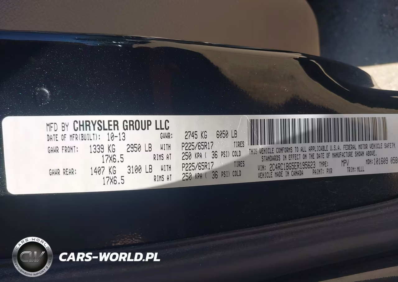2014 Chrysler Town & Country Touring VIN:2C4RC1BG5ER195623 - 9