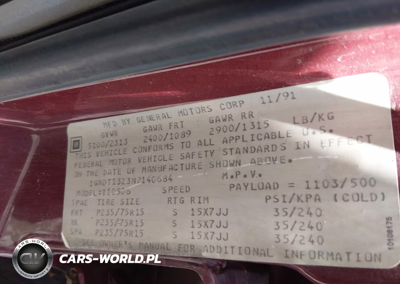 1992 Chevrolet Blazer S10 VIN:1GNDT13Z3N2140684 - 9