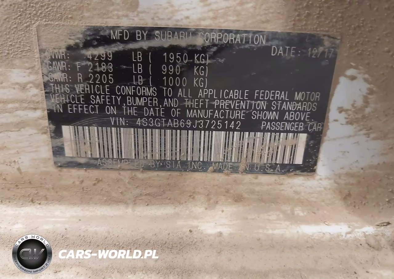 2018 Subaru Impreza 2.0I Premium VIN:4S3GTAB69J3725142 - 9