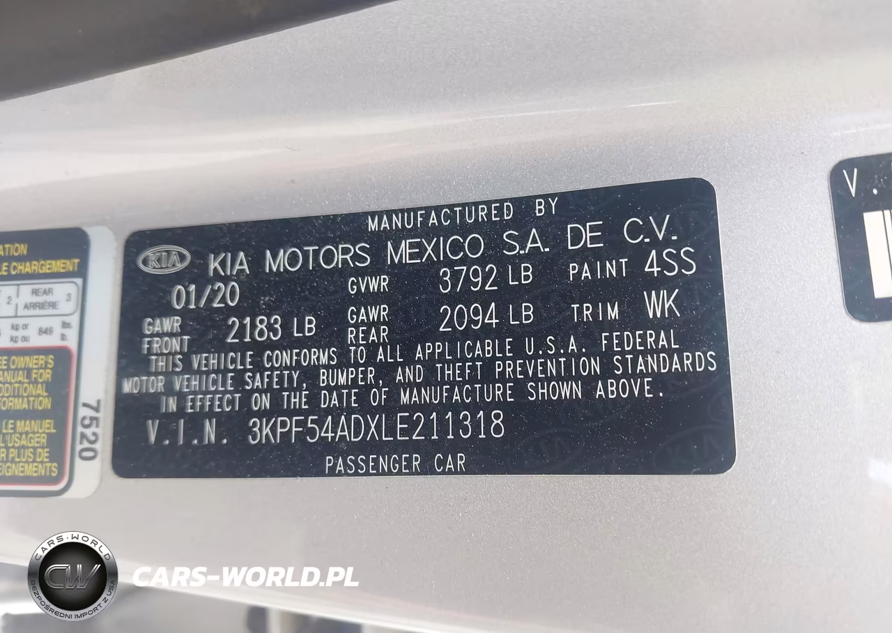 2020 Kia Forte Ex VIN:3KPF54ADXLE211318 - 9