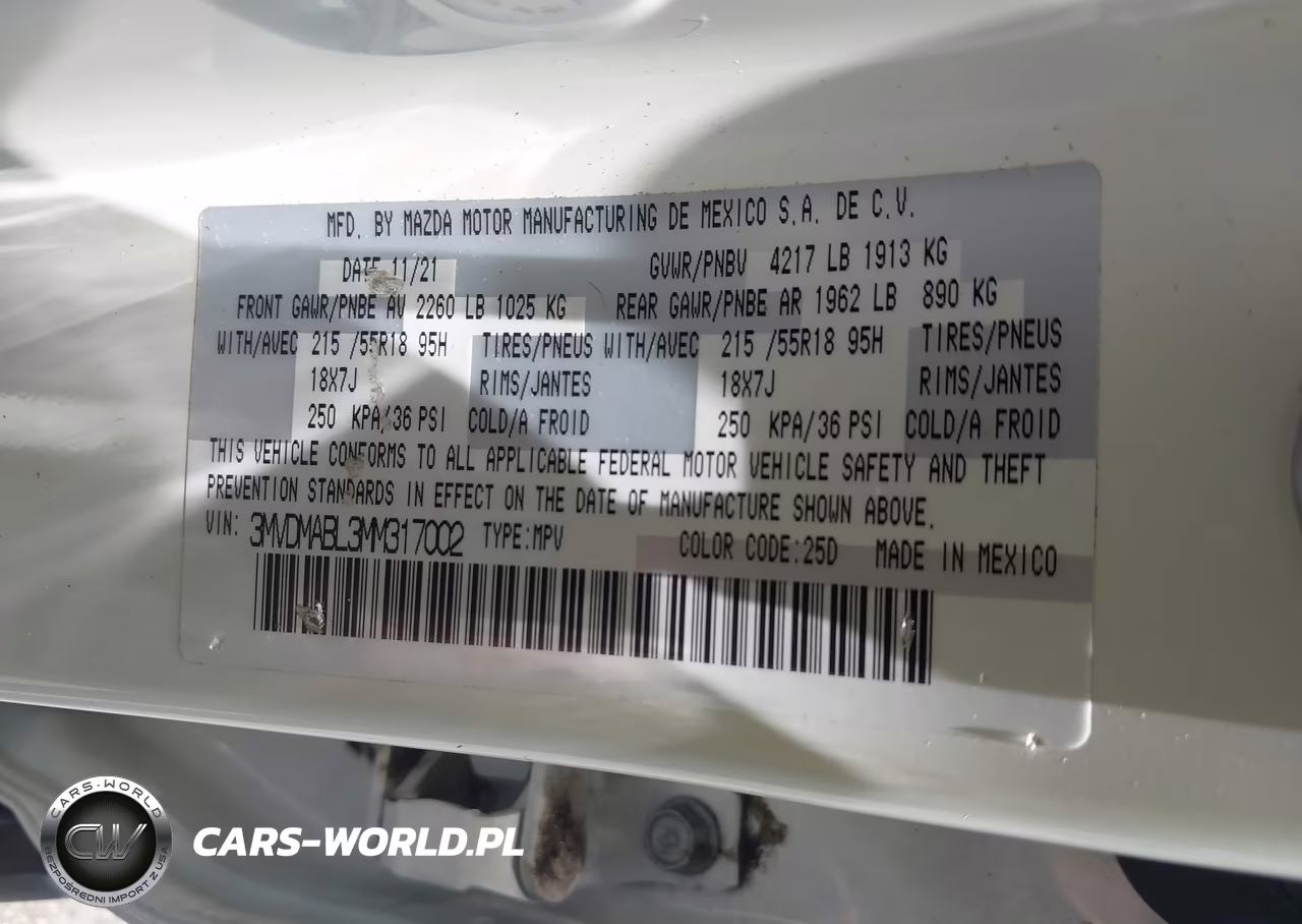 2021 Mazda Cx-30 Select VIN:3MVDMABL3MM317002 - 9