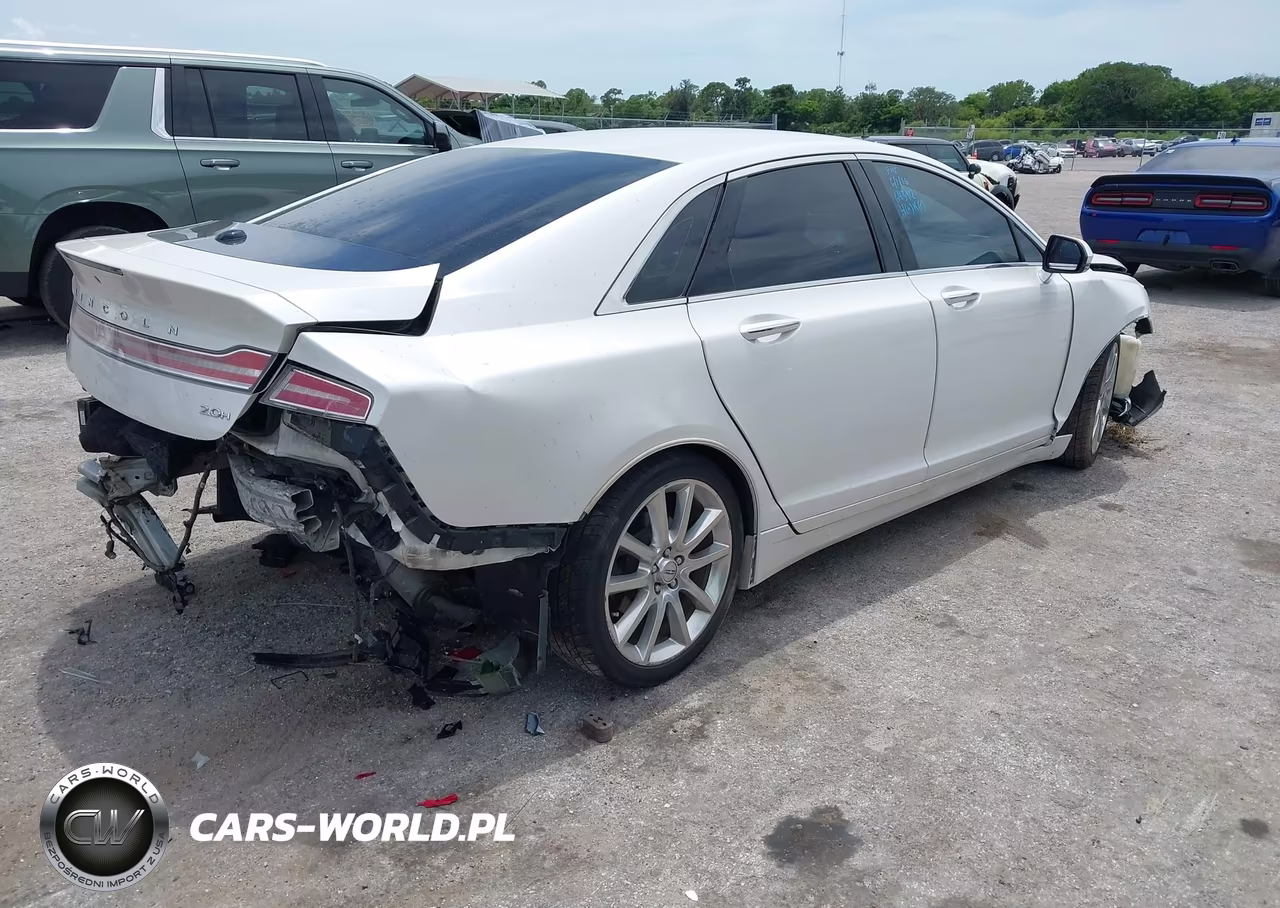 2016 Lincoln Mkz Hybrid VIN:3LN6L2LU6GR630297 - 4