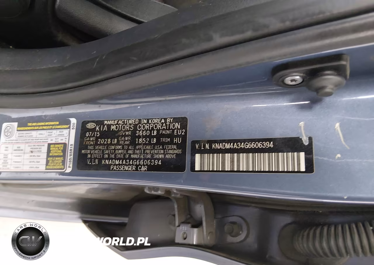 2016 Kia Rio Lx VIN:KNADM4A34G6606394 - 9