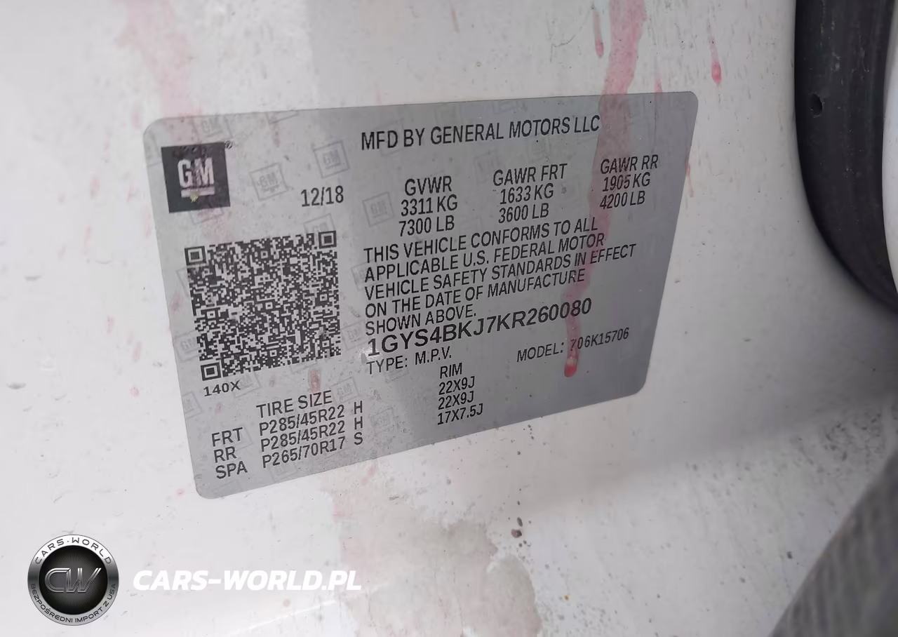 2019 Cadillac Escalade Luxury VIN:1GYS4BKJ7KR260080 - 9