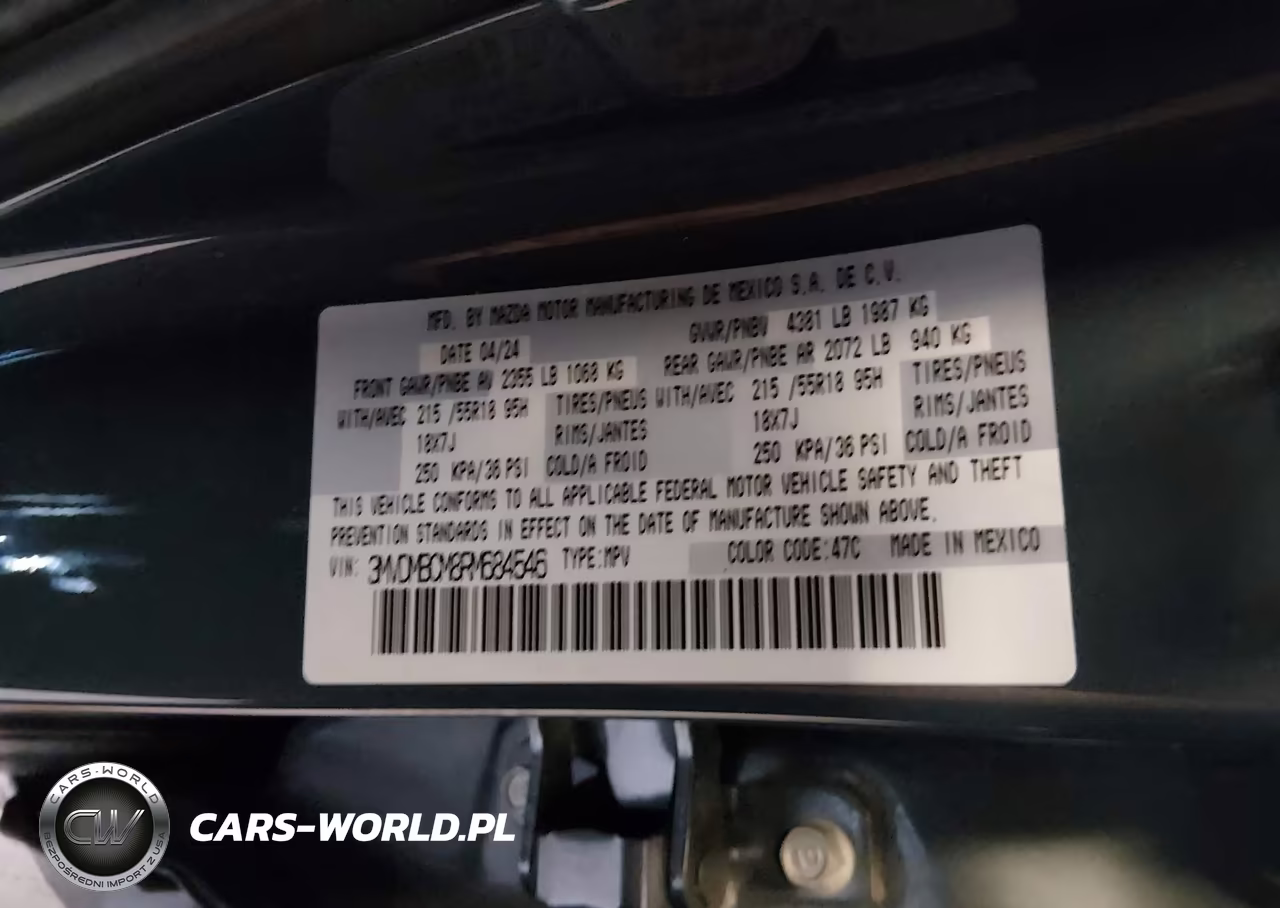 2024 Mazda Cx-30 2.5 S Carbon Edition VIN:3MVDMBCM8RM684546 - 9