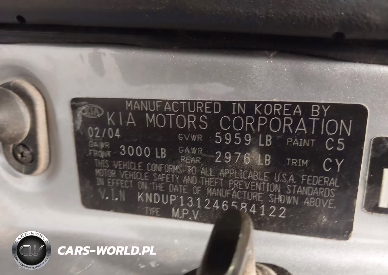 2004 Kia Sedona Ex-Lx VIN:KNDUP131246584122 - 9