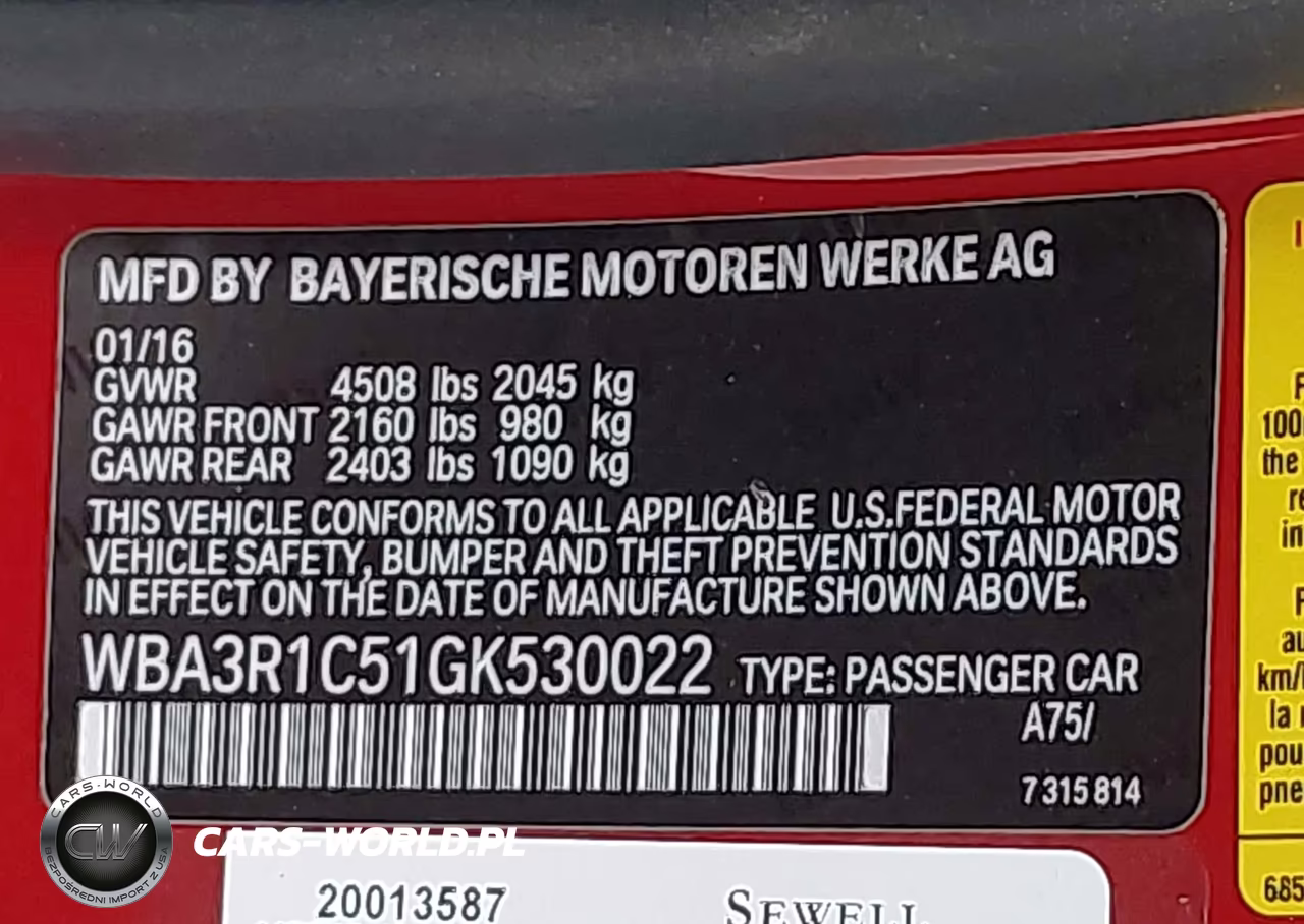 2016 BMW 435I VIN:WBA3R1C51GK530022 - 9