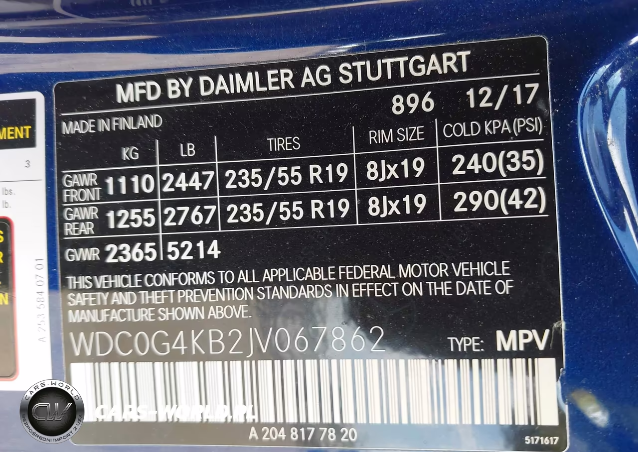 2018 Mercedes-Benz Glc 300 4Matic VIN:WDC0G4KB2JV067862 - 9