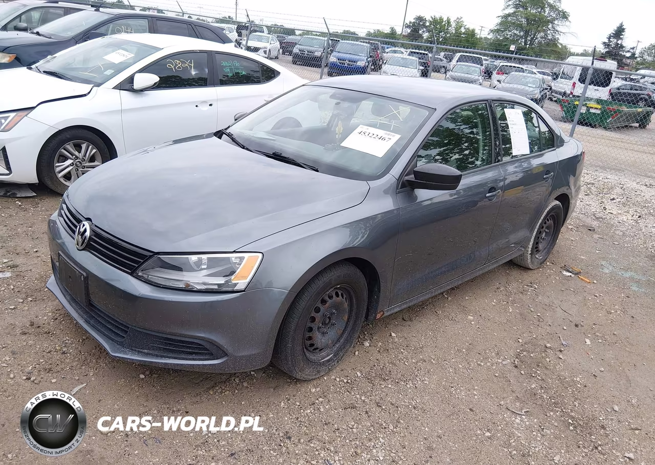 2012 Volkswagen Jetta 2.0L S VIN:3VW2K7AJ1CM305265 - 2