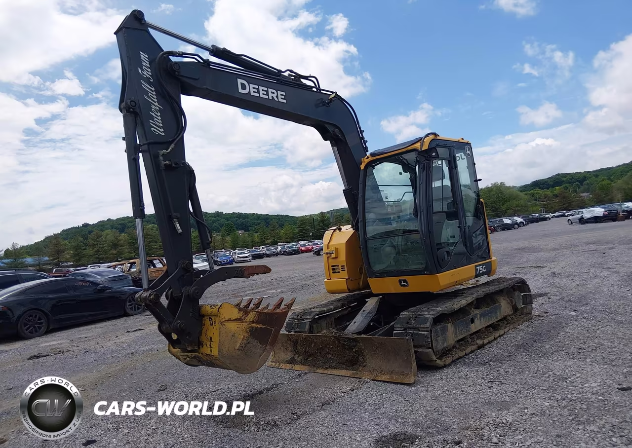 2015 John Deere 75G Excavator VIN:1FF075GXKDJ015011 - 2