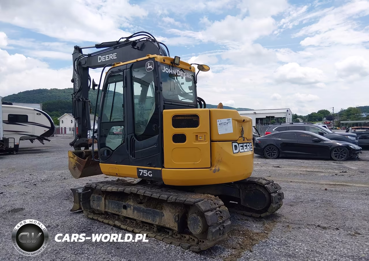2015 John Deere 75G Excavator VIN:1FF075GXKDJ015011 - 3