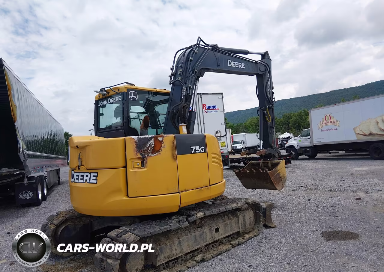 2015 John Deere 75G Excavator VIN:1FF075GXKDJ015011 - 4