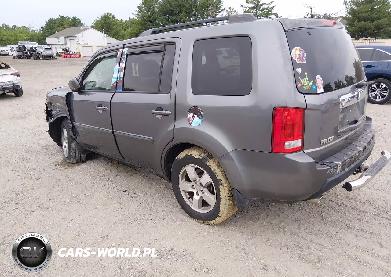 2011 Honda Pilot Ex-L VIN:5FNYF4H61BB046247 - 3