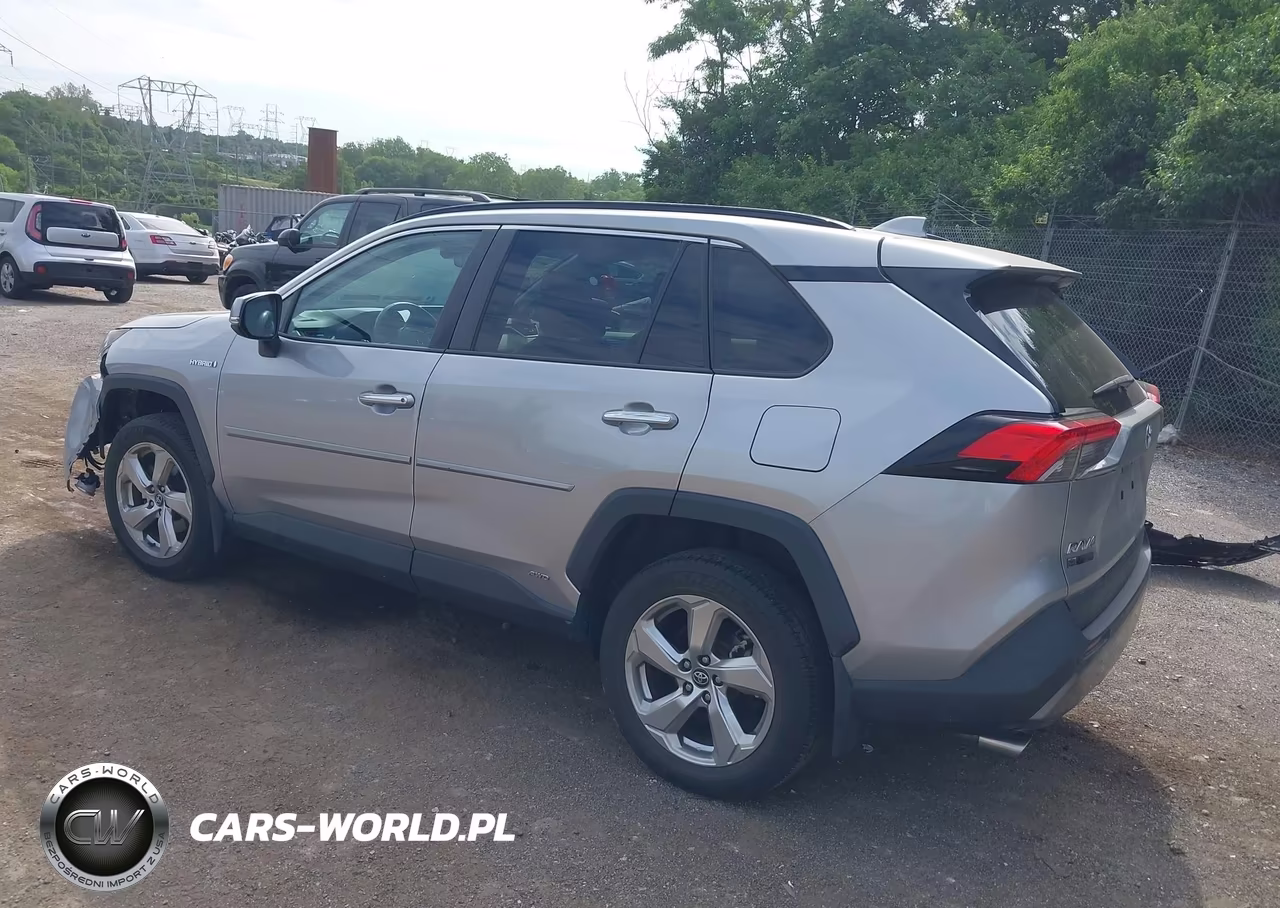 2020 Toyota Rav4 Hybrid Limited VIN:4T3DWRFV9LU010176 - 3
