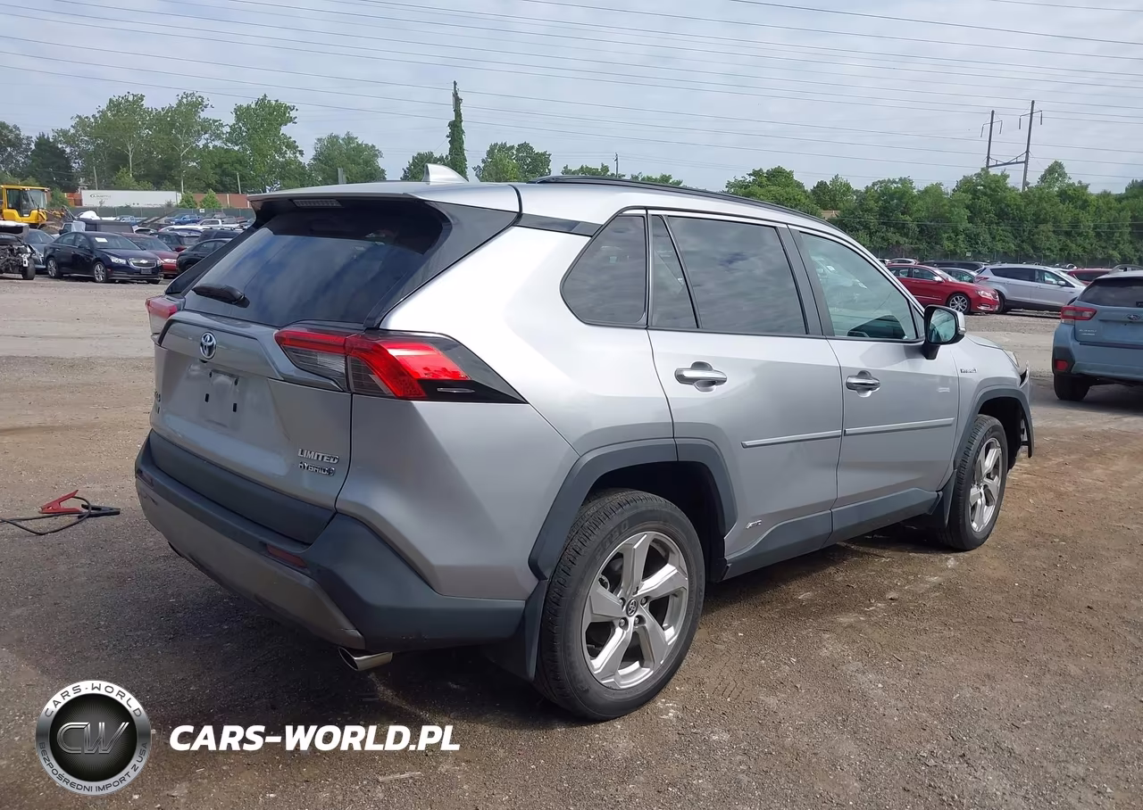 2020 Toyota Rav4 Hybrid Limited VIN:4T3DWRFV9LU010176 - 4