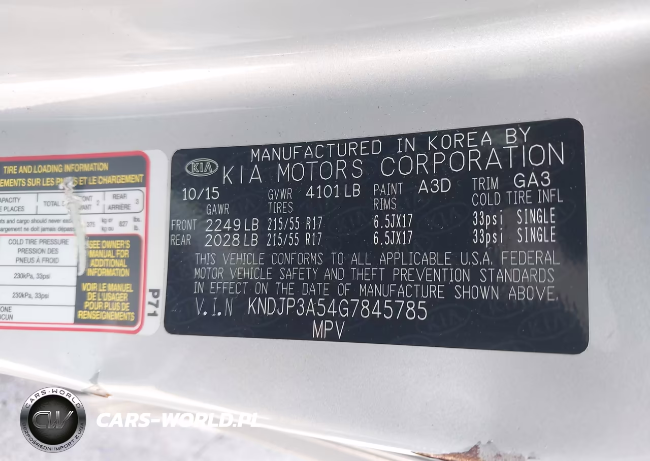 2016 Kia Soul + VIN:KNDJP3A54G7845785 - 9