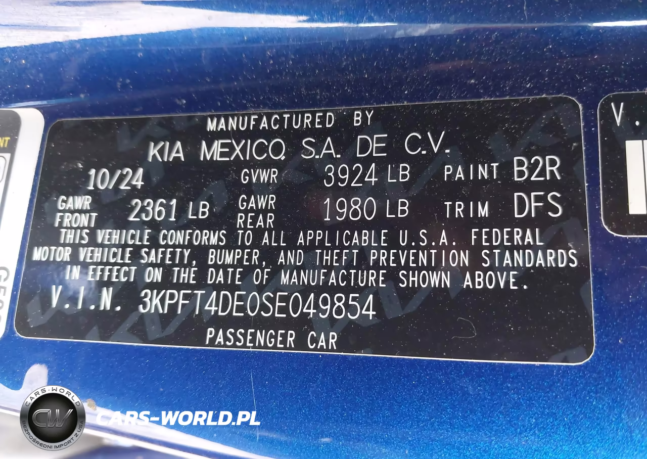 2025 Kia K4 Lxs VIN:3KPFT4DE0SE049854 - 9
