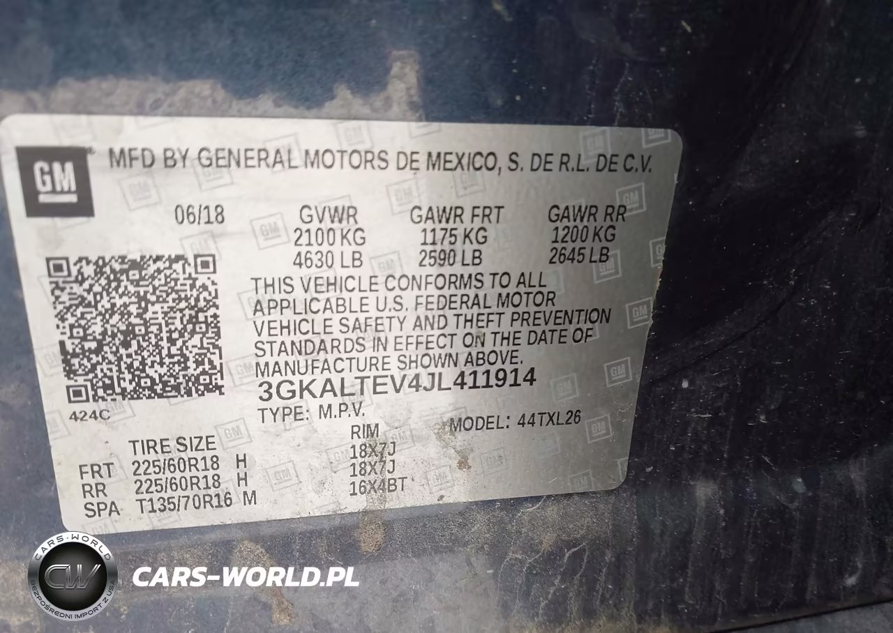 2018 GMC Terrain Sle VIN:3GKALTEV4JL411914 - 9